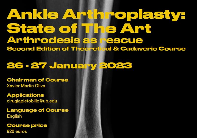 Ankle Arthroplasty / Fusion Cadaver Course