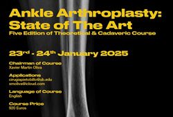 Ankle Arthroplasty - State of the Art